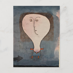 Cartão Postal Klee - Medo de uma Menina