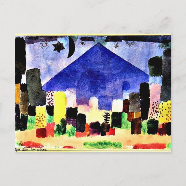 Cartão Postal Klee - Monte Niesen (Frente)