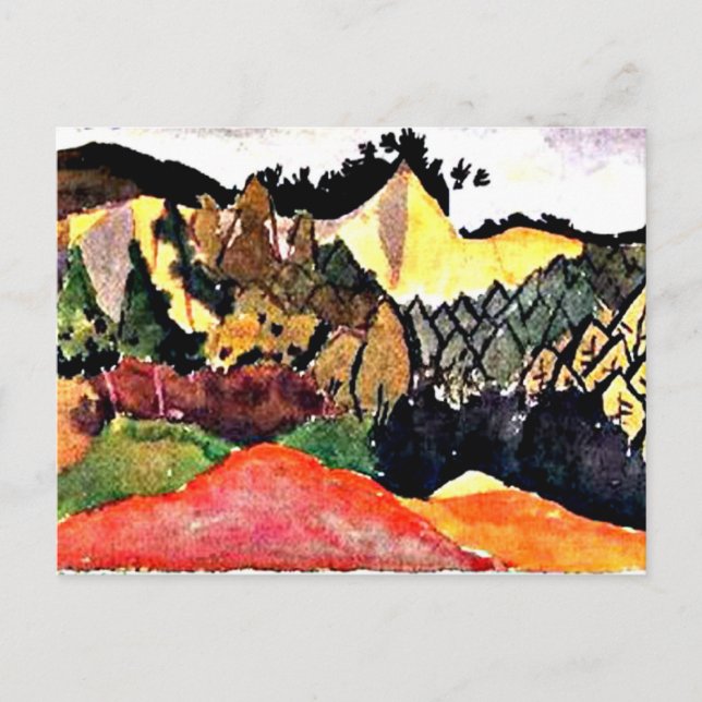 Cartão Postal Klee - Na Trilha (Frente)