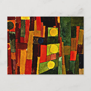 Cartão Postal Klee - No Estilo de Kairouan