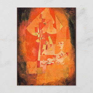 Cartão Postal Klee - O Homem sob a Árvore de Pera