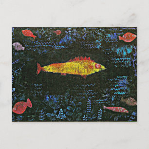 Cartão Postal Klee - Os Peixes Goldfish