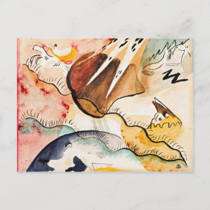 Cartão Postal Klee - Paisagem de Chuva