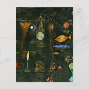 Cartão Postal Klee - Peixe Magic