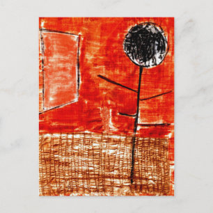 Cartão Postal Klee - Planta no outono tardio