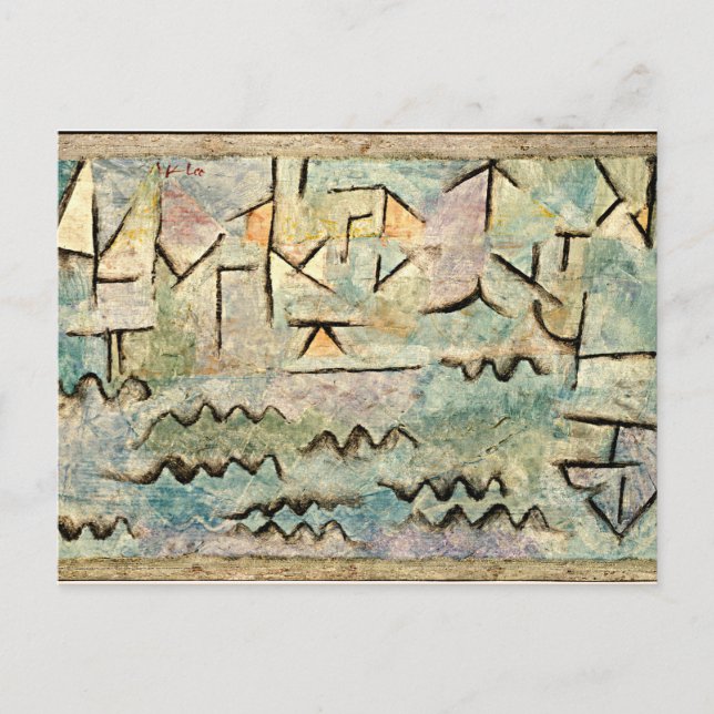 Cartão Postal Klee - Reno em Duisburg, HD (Frente)