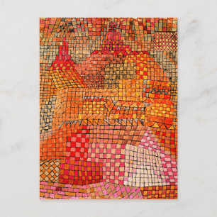 Cartão Postal Klee - Town Castle Kr