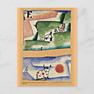 Cartão Postal Klee - Turfe de Tomcat