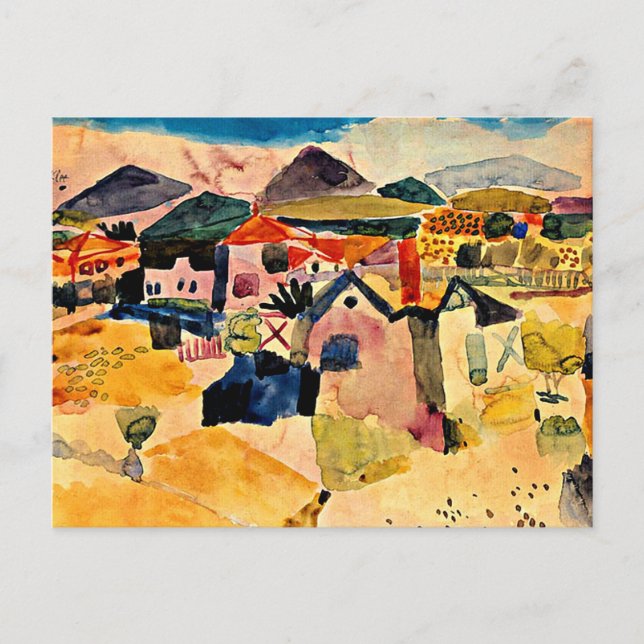 Cartão Postal Klee - Vista de Germain Santo (Frente)