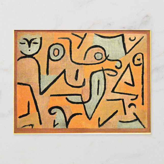 Cartão Postal Klee - Young Moe (Frente)