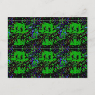 Cartão Postal Kleine grüne Teufel