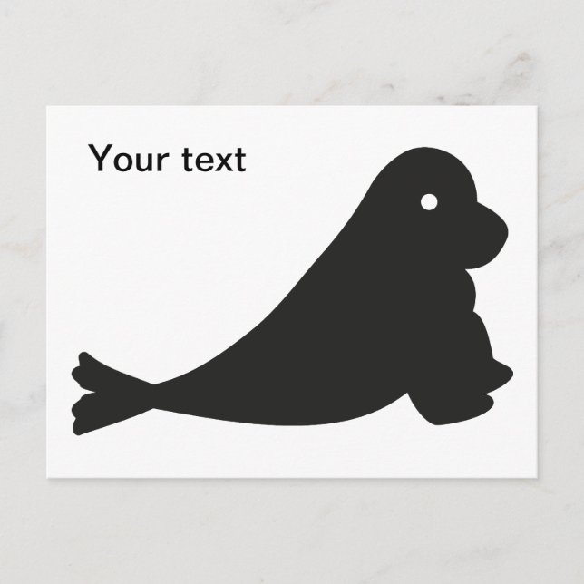 Cartão Postal Kleine süße Robbe (Frente)