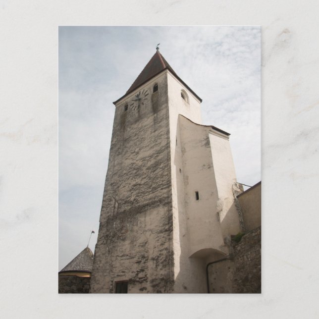CARTÃO POSTAL KLEINER HAAGER SCHLOSSTURM UNTER BLAUEM HIMMEL (Frente)