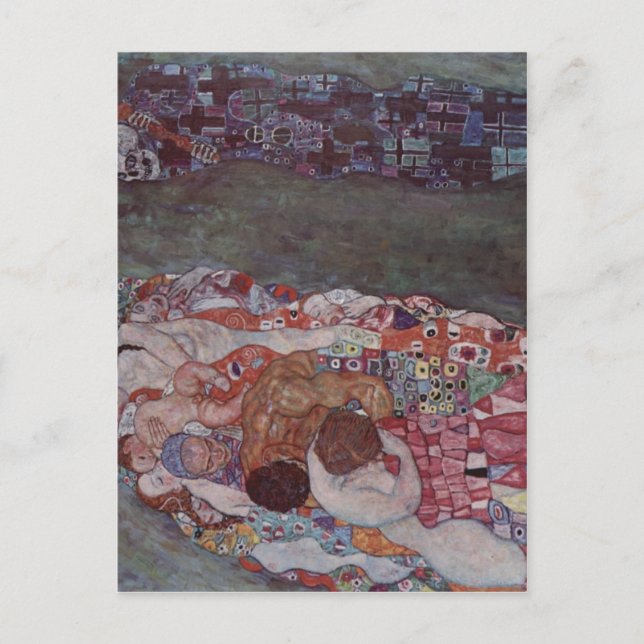 Cartão Postal Klimt, Gustav Leben und Tod 1908-1911 Technique ?l (Frente)