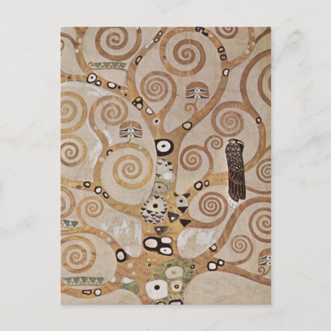 Cartão Postal Klimt - modelos de plantas (Frente)