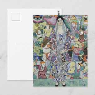 Cartão Postal Klimt-Retrato de Friederike Maria Beer Fine Art
