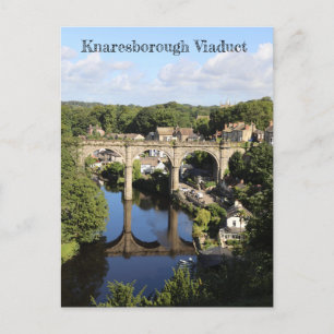 Cartão Postal Knaresborough Viaduct, Inglaterra