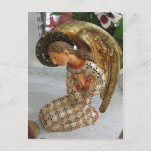Cartão Postal Kneeling Angel