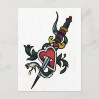 Cartão Postal knife 1