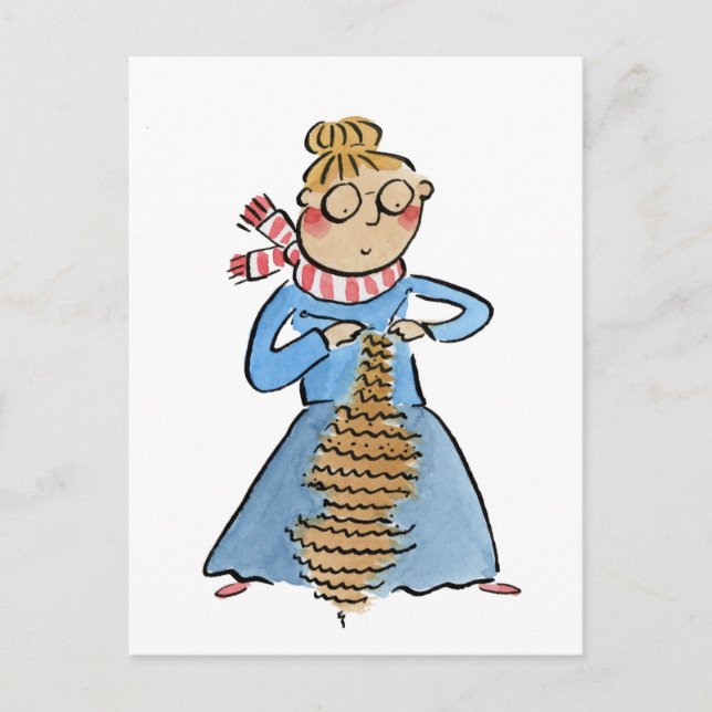 Cartão Postal Knited Cello (Frente)