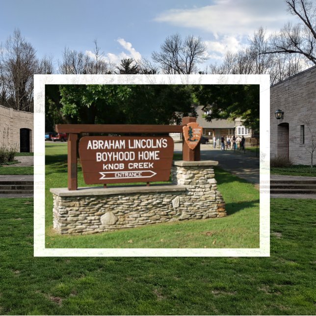 Cartão Postal Knob Creek Tavern , Abraham Lincolns Birthplace NH (Criador carregado)