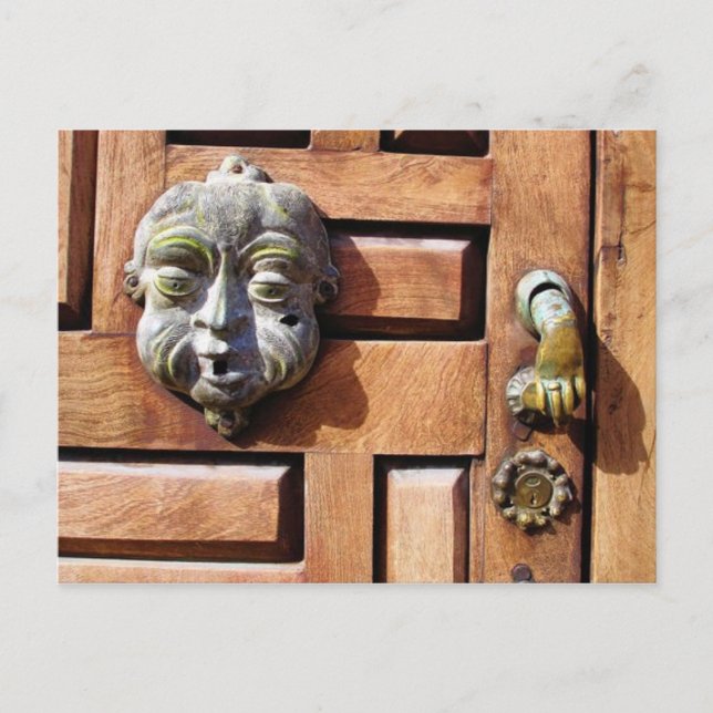 Cartão Postal Knocker da porta do México (Frente)