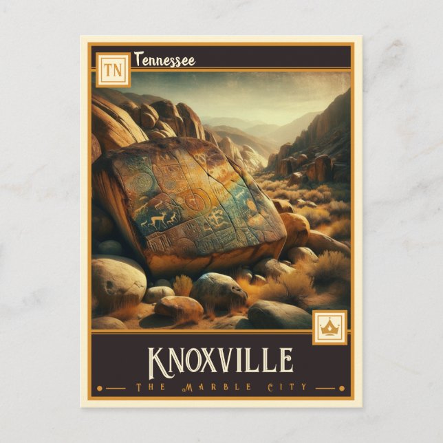 Cartão Postal Knoxville, Tennessee | Vintage (Frente)