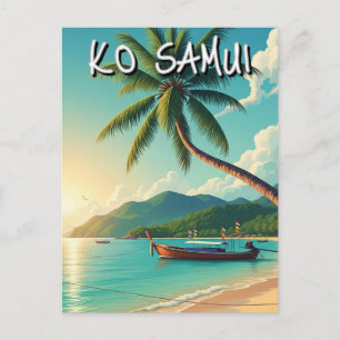 Cartão Postal Ko Samui Tailândia