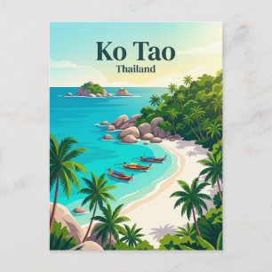 Cartão Postal Ko Tao Tailândia