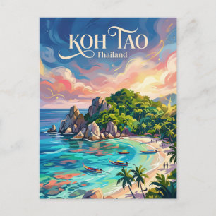 Cartão Postal Ko Tao Tailândia