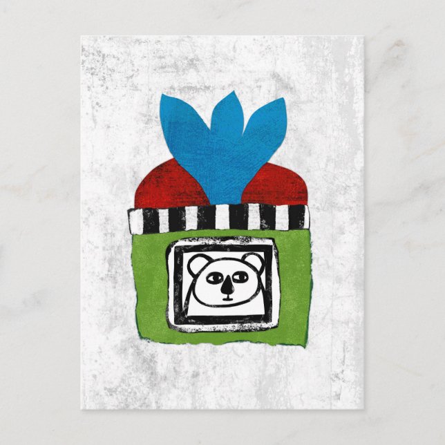 Cartão Postal Koala No Cartão-Postal Para Casa (Frente)