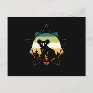 Cartão Postal Koala Retro
