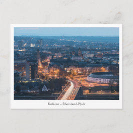 Cartão Postal Koblenz à noite