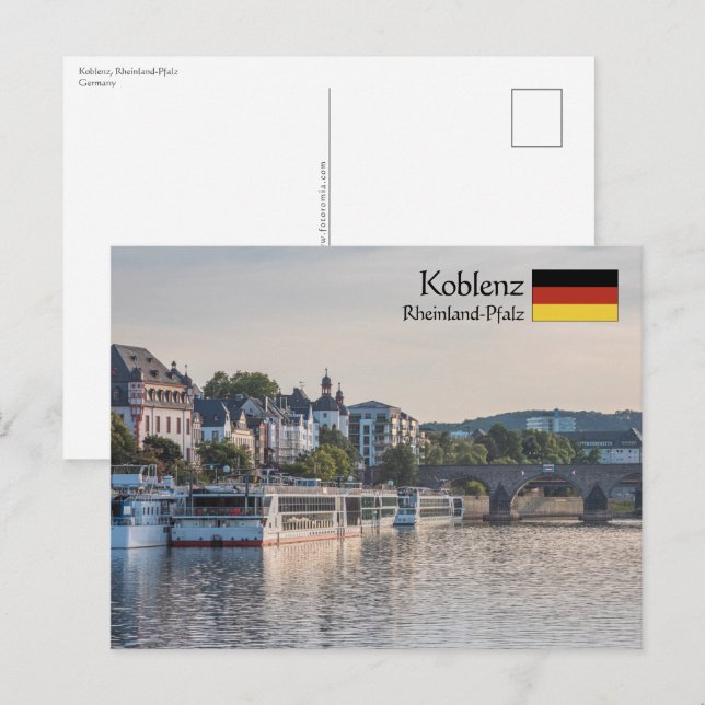 Cartão Postal Koblenz Alemanha (Frente/Verso)