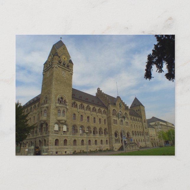 Cartão Postal Koblenz Amtsgericht / Sala de Justiça (Frente)