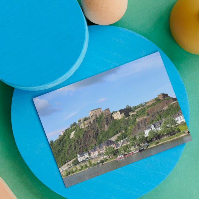 Cartão Postal Koblenz com Festung Ehrenbreitstein (Criador carregado)