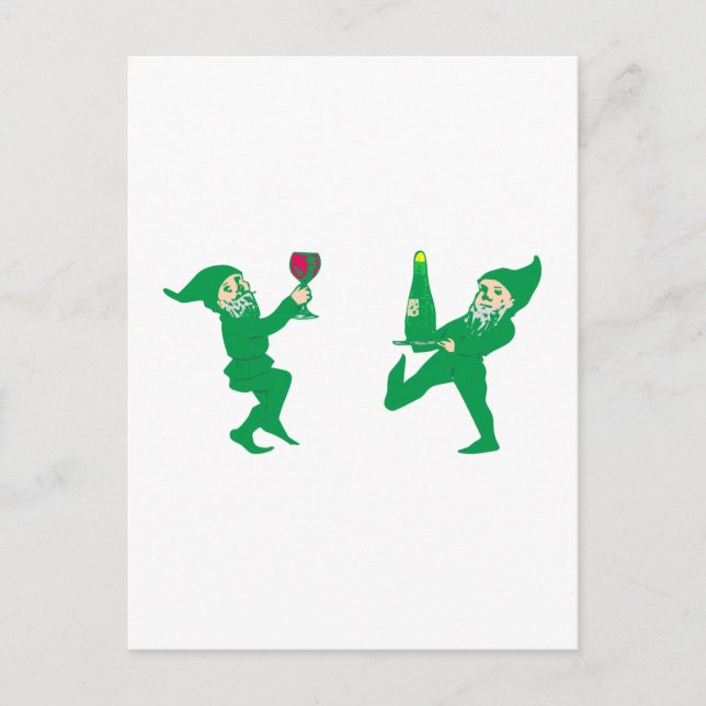 Cartão Postal Kobolde Gnome imps goblins gnomos (Frente)