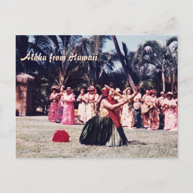 Cartão Postal Kodak Hula Show (Frente)