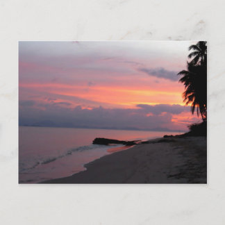 Cartão Postal Koh Samui Ocean Sunset na Tailândia