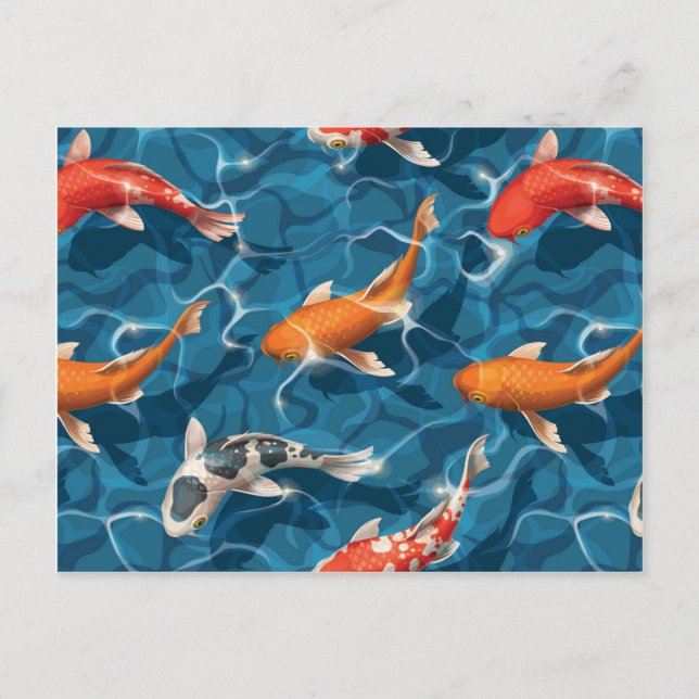 Cartão postal Koi Carp (Frente)