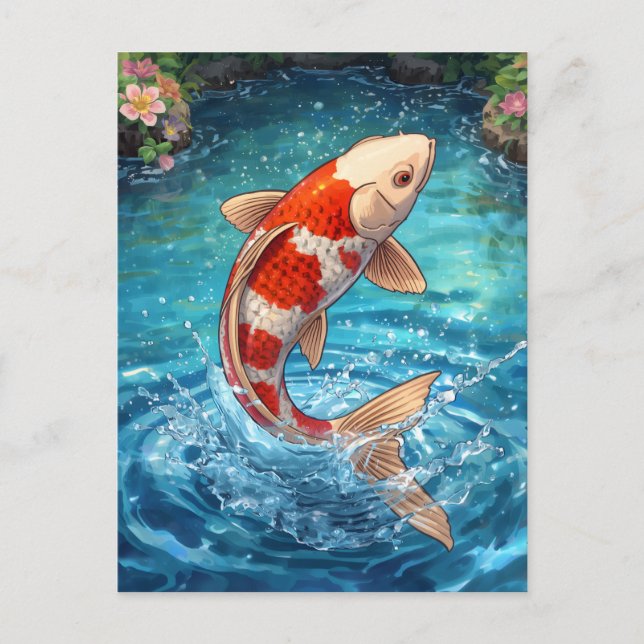 CARTÃO POSTAL KOI GRAPICK DESIGN (Frente)