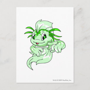 Cartão Postal Koi Green