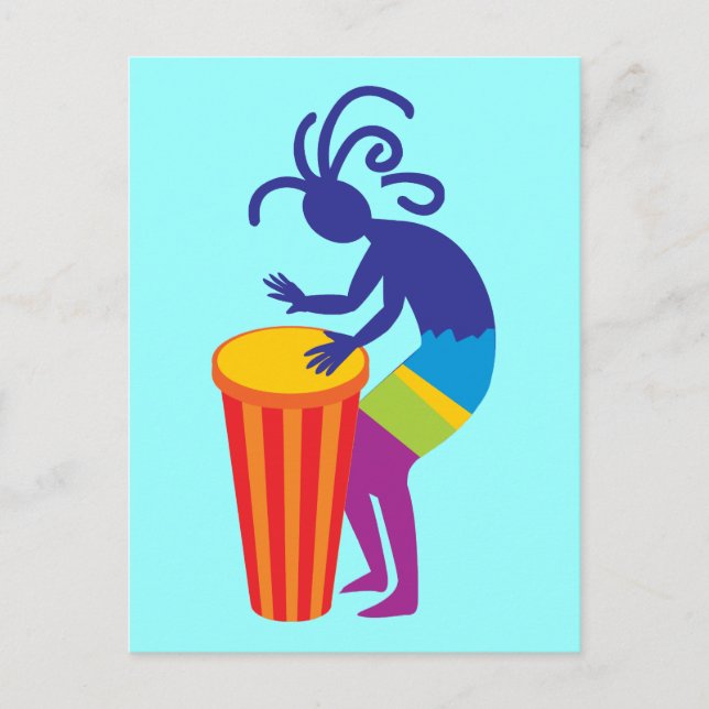 Cartão postal Kokopelli (Frente)