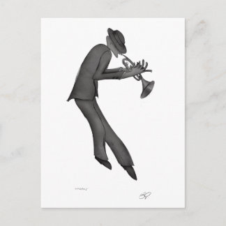 Cartão Postal Kokopelli produz a arte do Blues