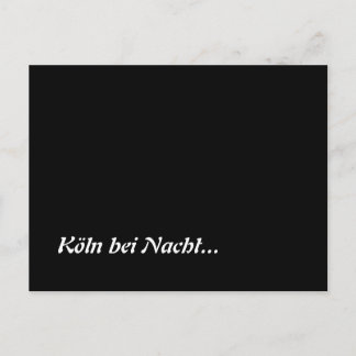 Cartão Postal Köln bei Nacht