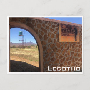 Cartão Postal kome cavernas lesotho