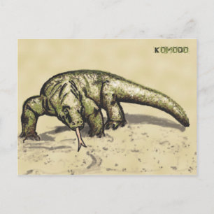 Cartão Postal Komodo