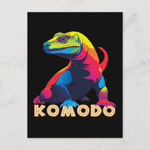 Cartão Postal Komodo Dragon