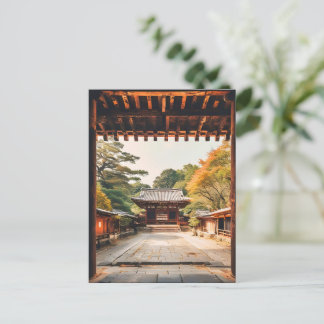 Cartão Postal Komorebi - The Sun-Drenched Temple