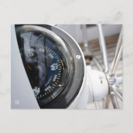 Cartão Postal Kompas dat de richting geeft aan een avontuur.